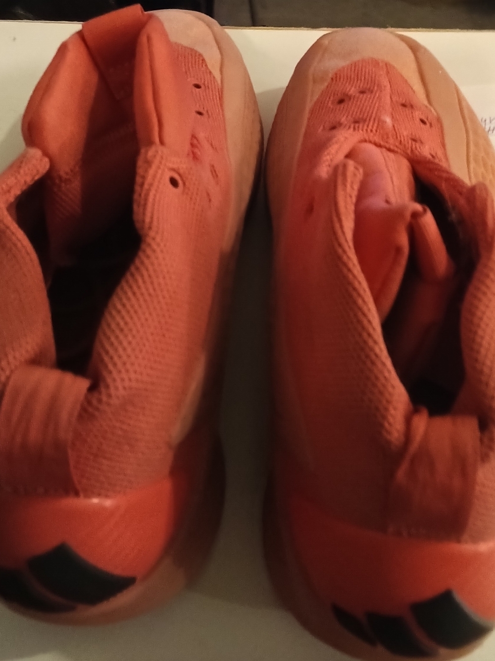 adidas Men's Coral/Orange Athletic Shoes